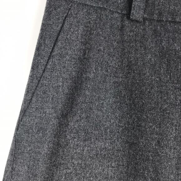 NWT Talbots Petite Mid Rise Dress Pants Straight Leg Wool Lined Gray Pockets 10P - Picture 5 of 9